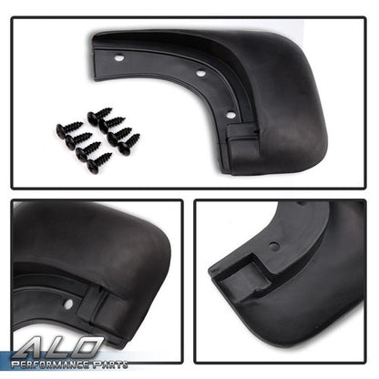 Solid Spare Fit For 98-05 Audi A6 C5 Sedan Front & Rear Mud Flap Splash Guard Mudguard