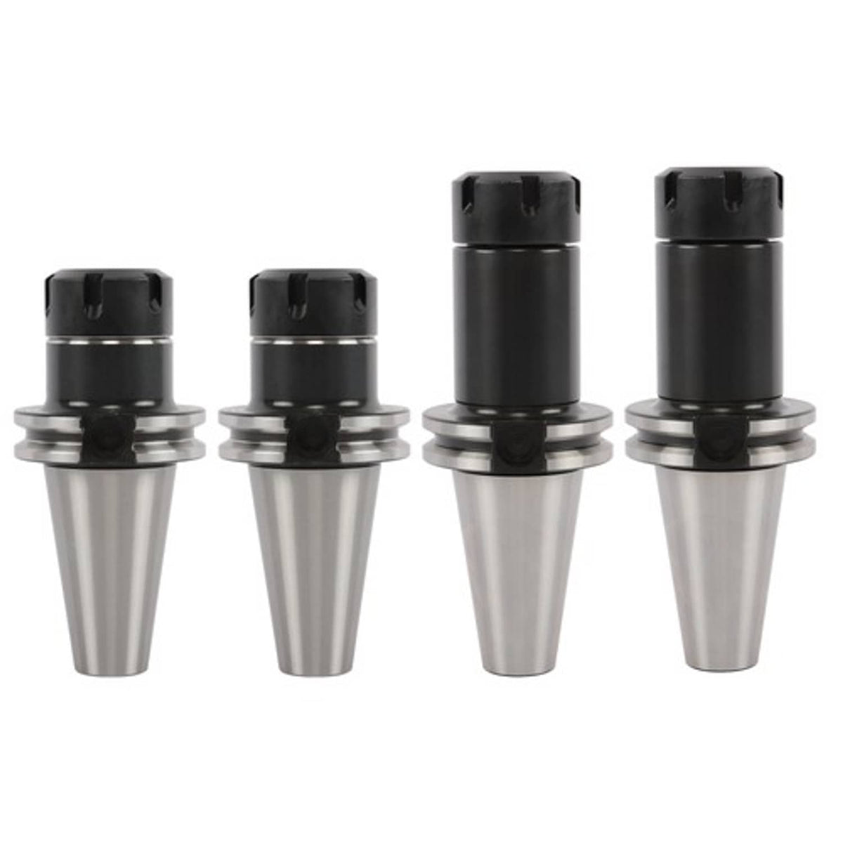 Solid Spare CAT40-ER25 Collet Chucks short & long 0.0001 Runout-TOTAL 4 Pack Tool Holder New