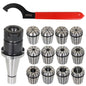 Solid Spare 14-Piece ER-32 NMTB 40 Chuck Set Accuracy to .0005" Spring Collet