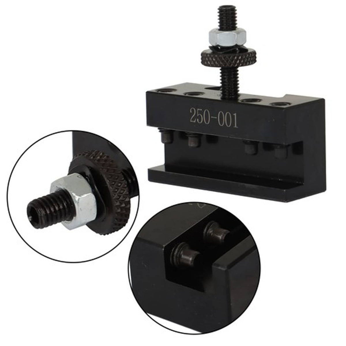 Solid Spare New OXA 250-001 4Pcs OXA #1 Quick Change Turning & Facing Lathe Tool Post Holder
