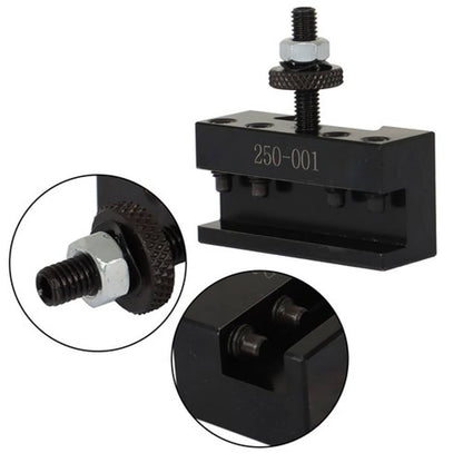 Solid Spare New OXA 250-001 4Pcs OXA #1 Quick Change Turning & Facing Lathe Tool Post Holder