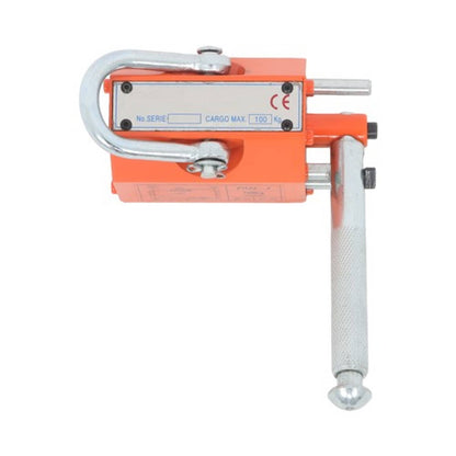 Solid Spare Orange Permanent Magnetic Lifter Hoist 220 lbs/100 kg 2.5 Safety Factor