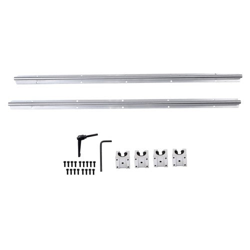 Solid Spare 4 PCS SBR16UU Sliders 2PCS SBR16-1000mm Linear Guide Rail