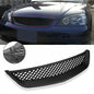 Front Bumper Upper Grill Mesh Hood Grille For 2001-2003 Honda Civic JDM Type R