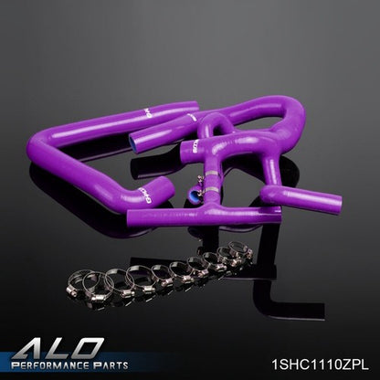 Solid Spare Fit For 97-2001 Rover Mini Cooper S MPI 1275/1.3L Purple Silicone Radiator Hose