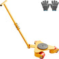 Solid Spare Machinery Skate Dolly - Industrial Machinery Mover with Handle