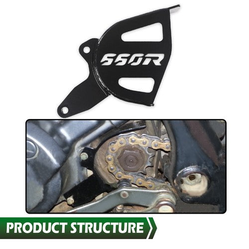 Solid Spare Fit For 2001-2005 Yamaha Raptor 660R ATV Chain Guide Sprocket Cover Guard Case