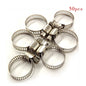 Solid Spare Stainless Steel Adjustable 50pcs 1/2"-3/4" Drive Hose Clamps Fuel Line Worm Clip