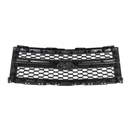Solid Spare Black Plastic For Chevrolet Silverado 1500 2014-2015 Front Upper Grille Gloss