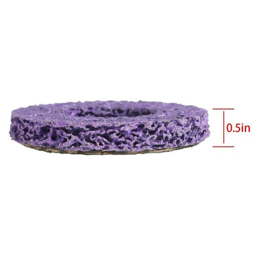 Solid Spare 10 Pack 4" Poly Strip Disc Wheel Paint Rust Removal Clean For Angle Grinder