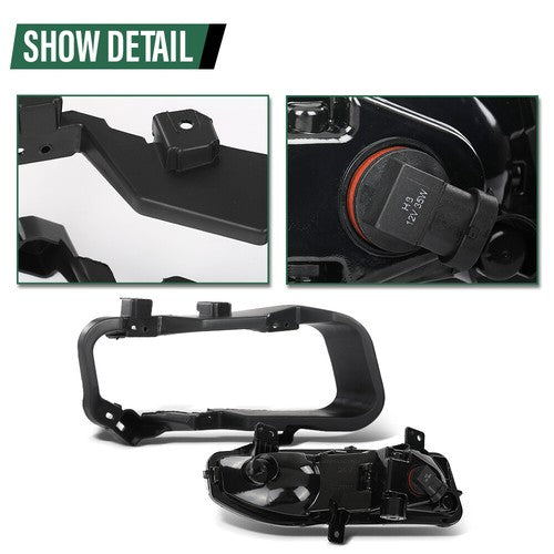 Solid Spare Fog Lights Driving Lamps w/ Wiring Fit For 17-19 Nissan Kicks Left+Right side