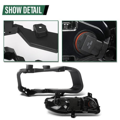 Solid Spare Fog Lights Driving Lamps w/ Wiring Fit For 17-19 Nissan Kicks Left+Right side