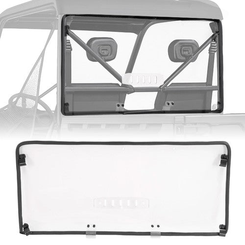Solid Spare Rear Windscreen Windshield Back Window For CF MOTO UForce 600 2021-2025 Clear