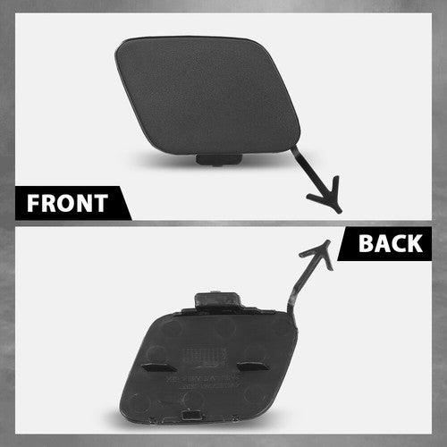 Solid Spare Fit For 2017 2018 2019 Audi Q7 Front Bumper Tow Hook Eye Cover 4M0807241B4W3