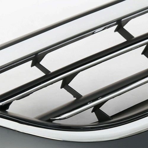 For 2009-2012 VW Volkswagen Passat CC Front Bumper Upper Grille Black Chrome