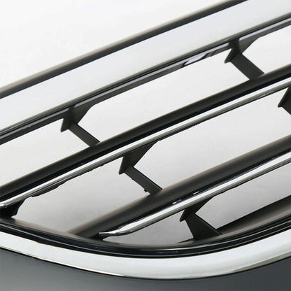 For 2009-2012 VW Volkswagen Passat CC Front Bumper Upper Grille Black Chrome