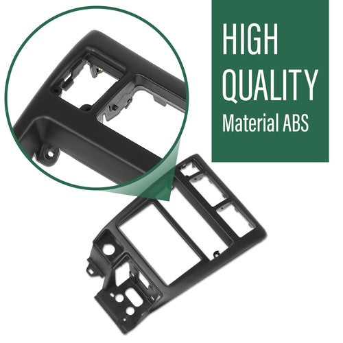 Solid Spare Fit For 1998-2004 Toyota Tacoma Center Dash Radio Bezel Trim Cover Black