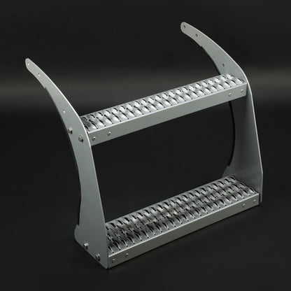 Solid Spare 26" Fuel Tank Step Support Bracket Kit Heavy Duty Top Bottom For Peterbilt 379