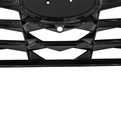 Front Bumper Upper Grille W/Camera Hole Fit 2022 2023 2024 Hyundai Tucson 4Dr US