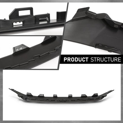Solid Spare Front Bumper Grille Cover Trim Fit For 2020-2023 Toyota Highlander 52711-0E900