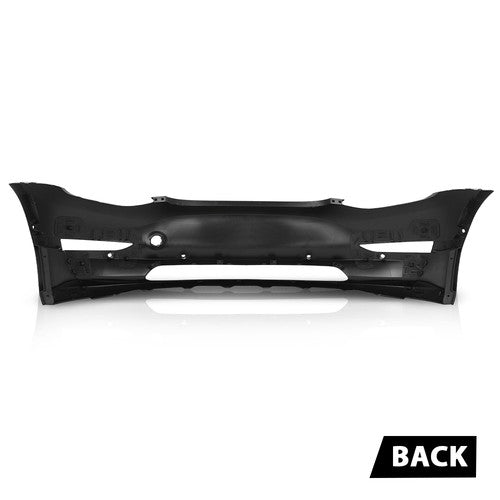 Solid Spare Fit For 2017-2023 Tesla Model 3 Front Bumper Cover w/ Tow Hook Hole 1084168S0E