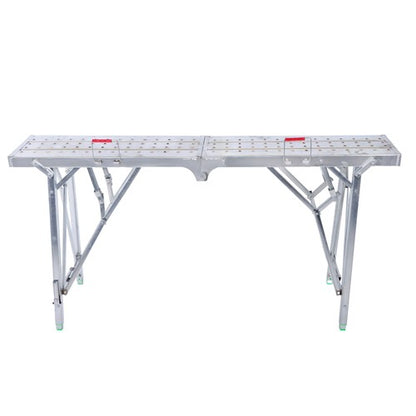Solid Spare 1.6m Portable Folding Scaffolding Platform Work Bench Scaffold Step Ladder