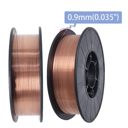 Solid Spare 2 Pack ER70S-6 0.035" (0.9mm) Mild Steel MIG Welding Wire 10-lbs Roll NEW