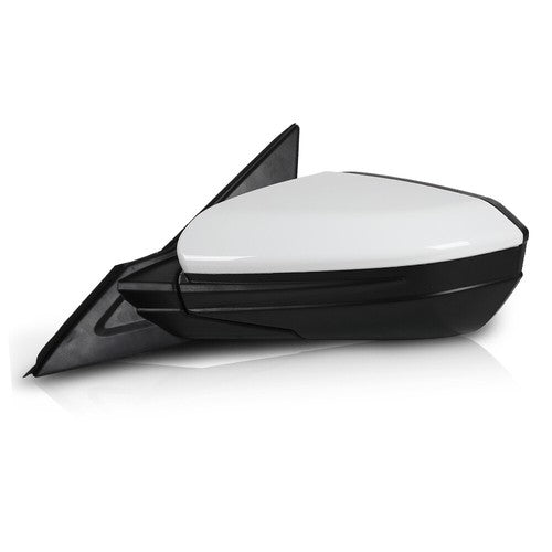 Solid Spare Fit For 16-2021 Honda Civic LX DX Left Side 3 Pin Manual Fold Power Mirror White