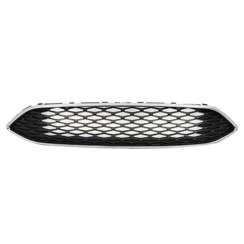 Solid Spare Front Bumper Upper+Lower Grill&Fog Light Set&Trim Set For Ford Focus 2015-2018