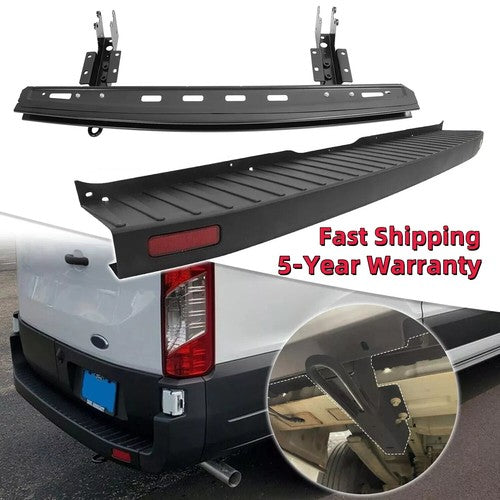 Solid Spare For 2015-2022 Ford Transit Rear Bumper w/ Reinforcement Cross Member Bracket Bar