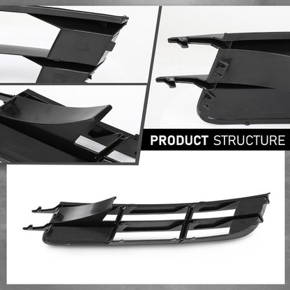 Solid Spare Fit For 2007 2008 2009 Audi Q7 Front Bumper Cover Lower Grille Outer Right Side
