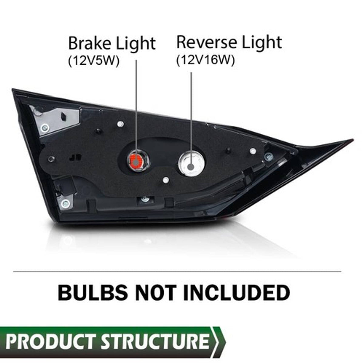 Solid Spare New Fit For 2019-2022 Nissan Altima Inner Tail Light Rear Brake Lamp Right Side