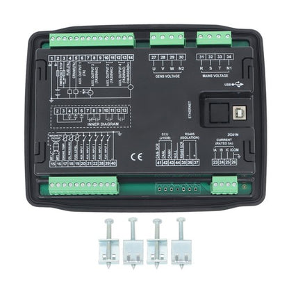 Solid Spare HGM6120N Replacement Automatic Start Generator Controller Voltage Controller