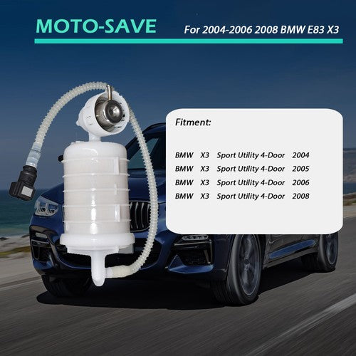 Solid Spare Fuel Filter with Pressure Regulator for 2004-2006 2008 BMW E83 X3 16146766158