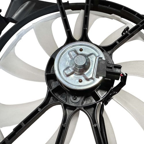 Fit 2012-2017 Toyota Camry Dual Radiator and Cooling Condenser Fan w/Kettle