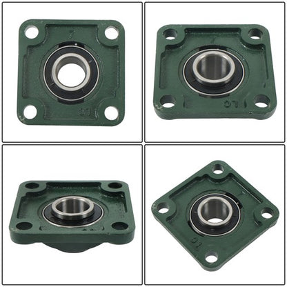 Solid Spare 6Pcs UCF205-16 Pillow Block Flange Bearing 1" Bore Solid Base Self Aligning