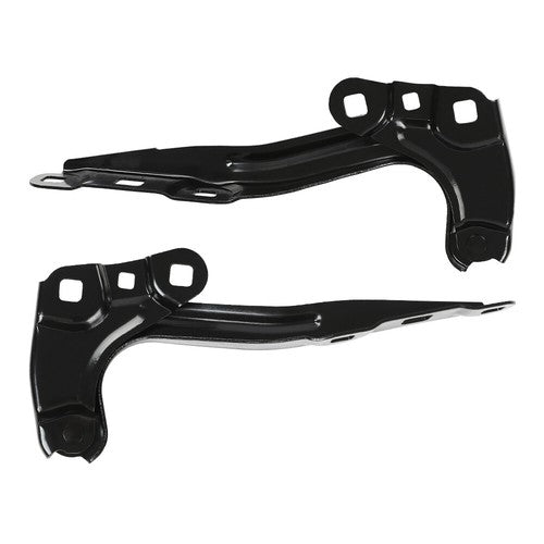 Solid Spare Fit For 2018-2021 Chevy Equinox Hood Hinges Driver & Passenger Side LH RH Pair