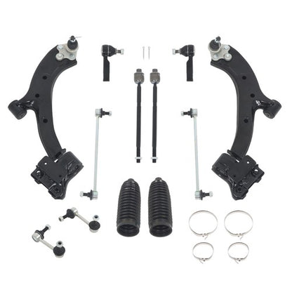 Solid Spare Fit For Honda CR-V K620500 2007-2011 Steel Control Arm Front Outer Tie Rod Ends
