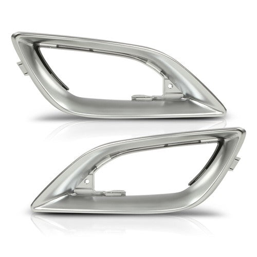 Solid Spare Fit For 06-10 Mercedes-Benz R Class Front Bumper Fog Light Trim Left+Right