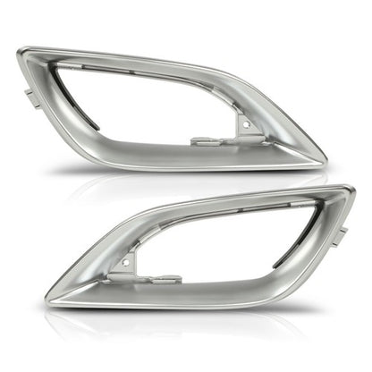 Solid Spare Fit For 06-10 Mercedes-Benz R Class Front Bumper Fog Light Trim Left+Right