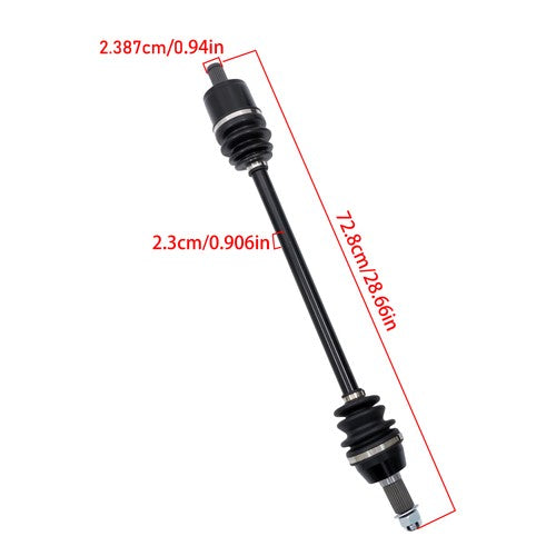 Solid Spare 4PCS Front Rear Left Right CV Axles Drive Shaft Fit For Polaris 1332637 1332947