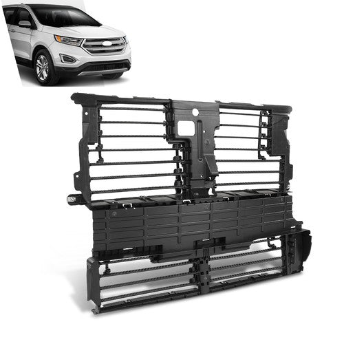 Solid Spare New Radiator Shutter Assembly W/O Motor FT4Z8475A Fit For 2015-2018 Ford Edge