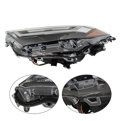 Solid Spare Headlight Single Projector For Toyota Rav4 2022-2023 Headlamp Driver Side Clear
