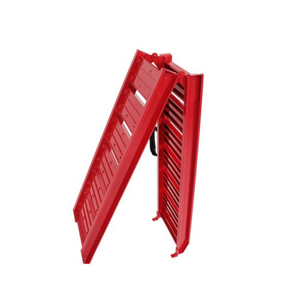 Solid Spare For ATV Motorcycle Truck 1PC 72 × 11.6 550 lbs Red Motorcycle Loading Ramp