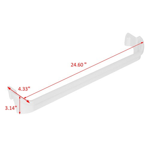Solid Spare Refrigerator Door Shelf Rack Bar for Frigidaire AP3214630 Replacement 240534901
