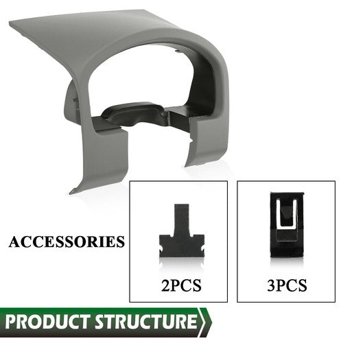 Solid Spare Instrument Cluster Speedometer Dash Bezel Trim Gray Fit For 04-08 Ford F-150