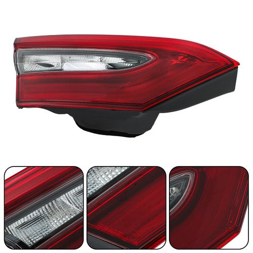 Solid Spare For Toyota Camry 2021 22 2023 LED Type Tail Light Driver/Left Side Black Housing