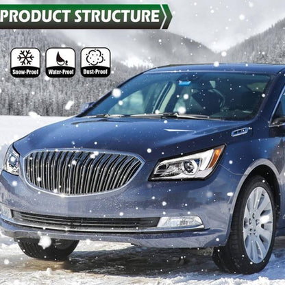 Solid Spare Fit For 14-16 Buick LaCrosse Halogen Left Side Projector Headlights w/ LED DRL