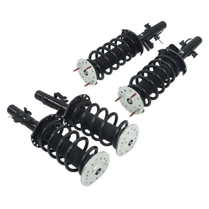 Solid Spare NEW For Range Rover Evoque 2012-2018 Set Shock Absorber Strut Assys w/ Electric