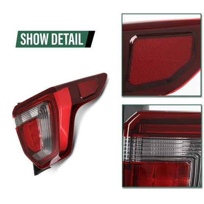 Solid Spare Tail Light Fit For 2016-2019 Ford Explorer Rear Brake Parking Lamp Right Side